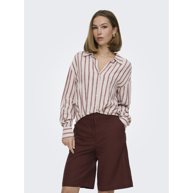 Only Onlsiesta l/s linen bl balloon shir 15367420 large