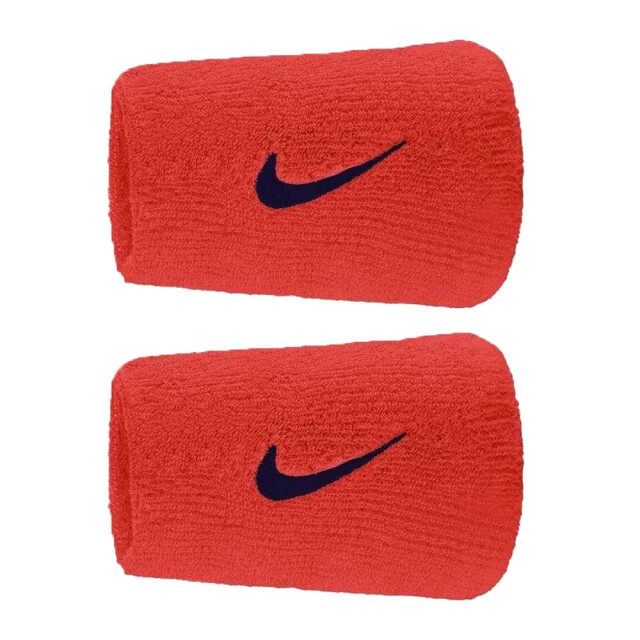 Nike Swoosh dubbel breed polsbandje (set van 2) UTPP13323_redorange large