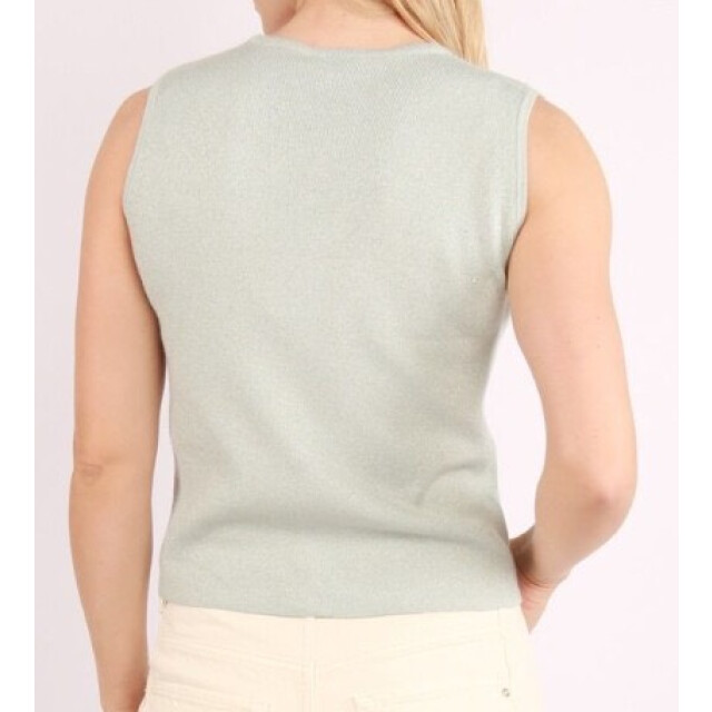 Vila Vicharvi sl button glitter knit vest licht 4259.31.0019 large