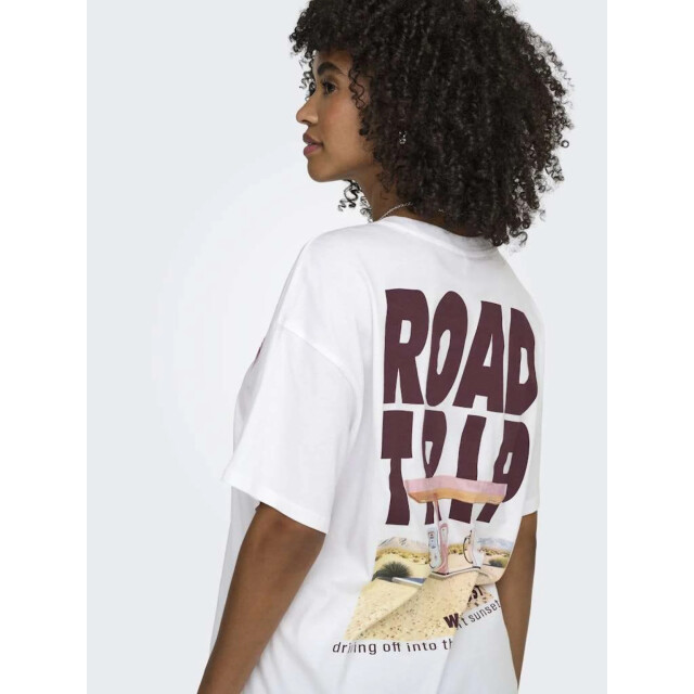 Only Onlmila s/s print box jrs bright white/mila ro 15372177-190858008 large