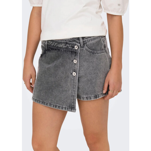 Only Onllesly reg lb dnm skort bj noos light grey denim 15256608-179689 large