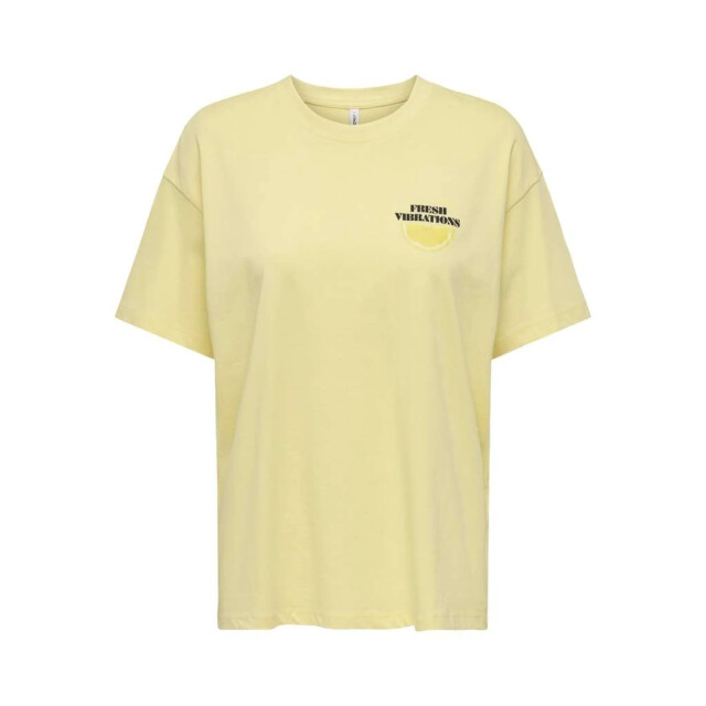 Only Onlvivvi s/s lovely top jrs sunlight/lemon exoti 15346761-290575095 large