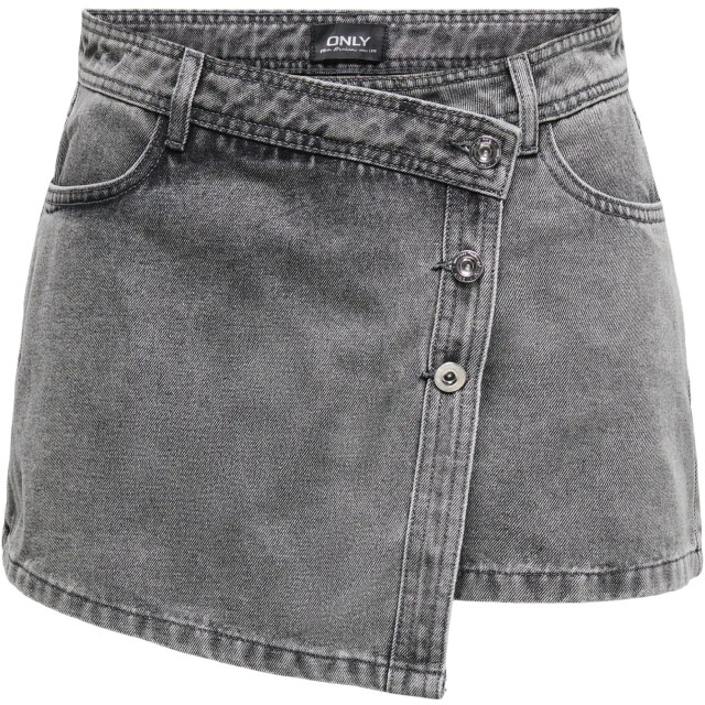 Only Onllesly reg lb dnm skort bj noos light grey denim 15256608-179689 large