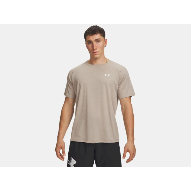 Under Armour ua tech textured ss-brn training t-shirt korte mouw heren - 074835_800-L large