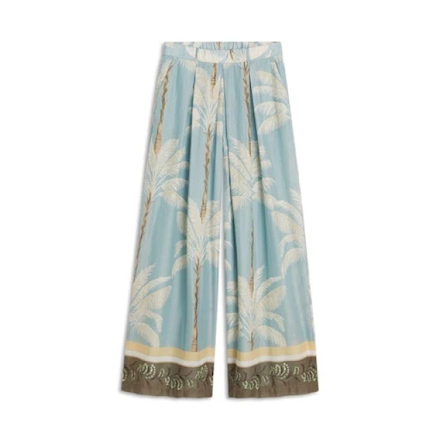Summum 4s2993-12451 431 trousers palmtree print single border glacierblue 4s2993-12451 431 large