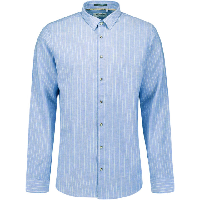 No Excess Shirt vertical small stripe with li blue 31470227SN-030 large