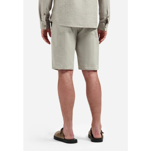 No Excess Short chino with linen taupe 318190321-044 large