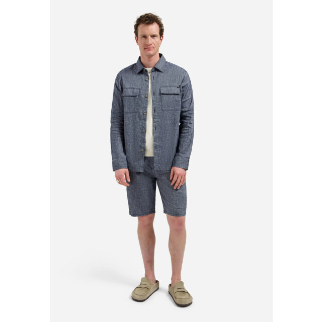 No Excess Short chino with linen night 318190321-078 large