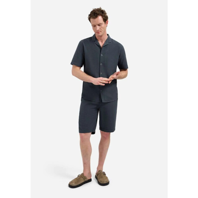 No Excess Short chino jacquard uni dark steel 318190322-124 large