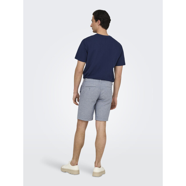 Only & Sons onsmark 0011 cotton linen shorts no 22024940 flint 05414.938.0061 large
