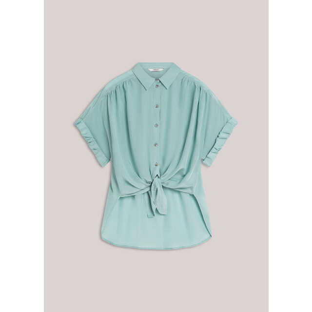 Summum blouse short sleeves viscose cotton 2s3484-12370 431 glacier blue 06613.240.0015 large