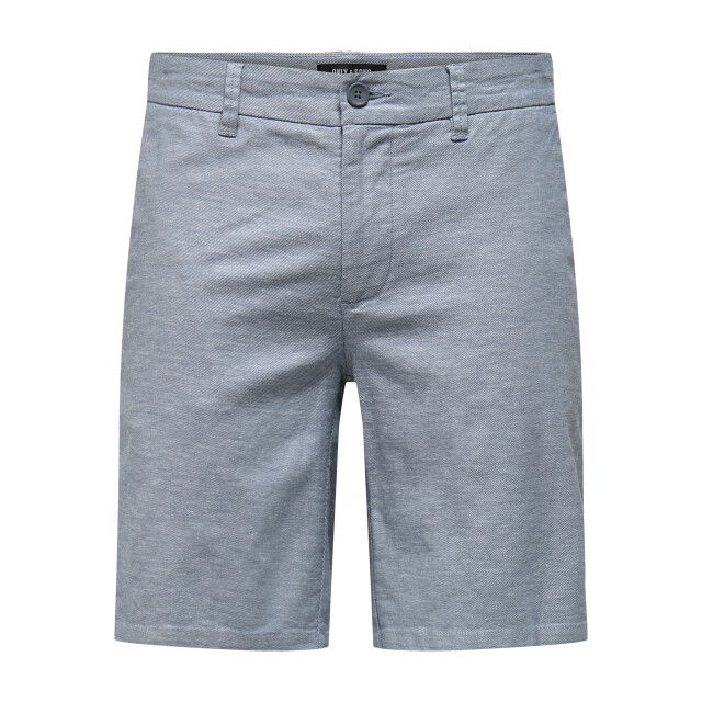 Only & Sons onsmark 0011 cotton linen shorts no 22024940 flint 05414.938.0061 large