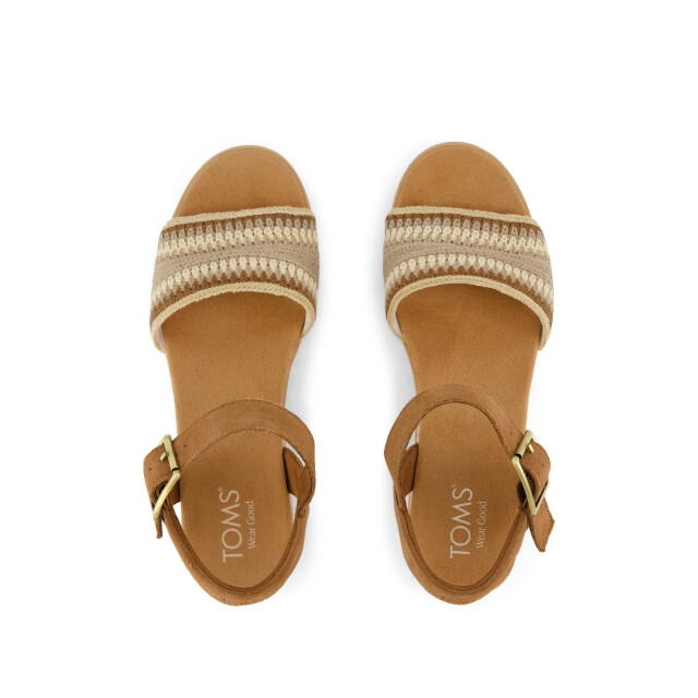 Toms 10023071 diana almond multi crochet 10023071 large