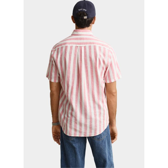 Gant Overhemd korte mouw heren gestreept overoverhemd met ko 3260020/622 205877 large