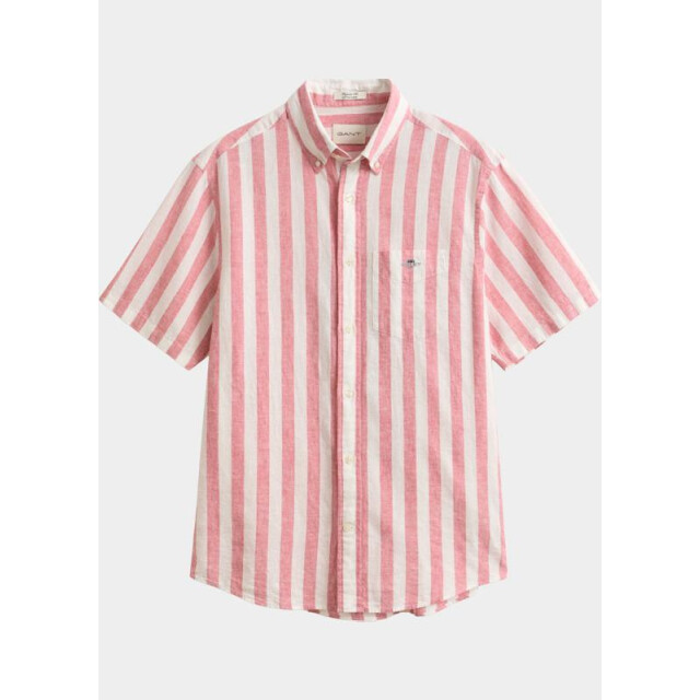 Gant Overhemd korte mouw heren gestreept overoverhemd met ko 3260020/622 205877 large