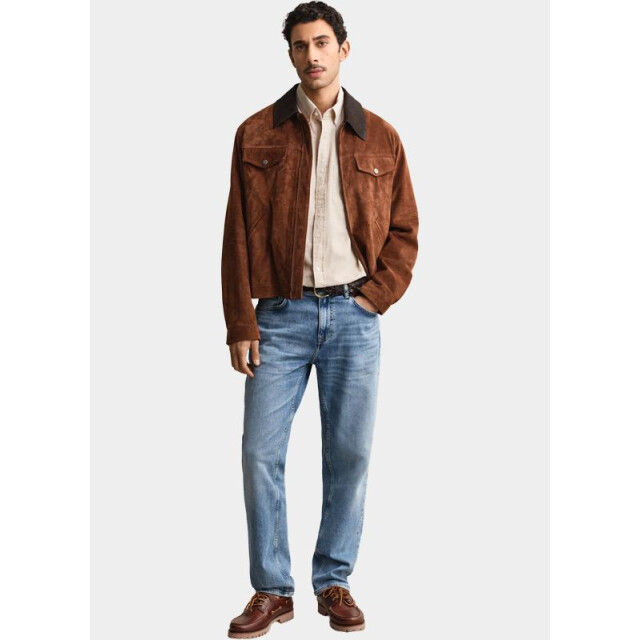 Gant Overhemd heren overoverhemd van linnenmix 3250082/200 205869 large