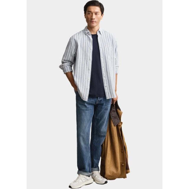 Gant Overhemd heren gestreept overoverhemd van li 3260081/442 205879 large