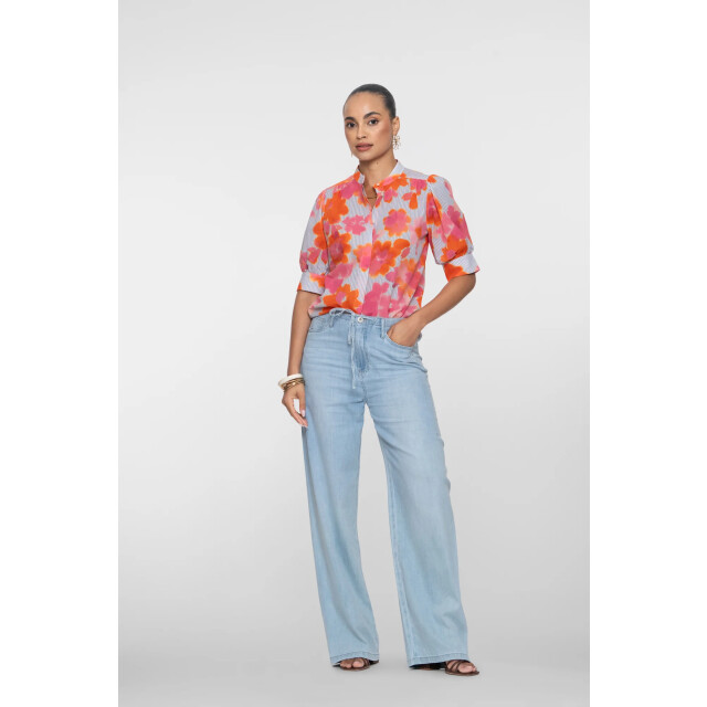 Geisha 61318-10 830 jeans wide bleached denim 61318-10 830 large