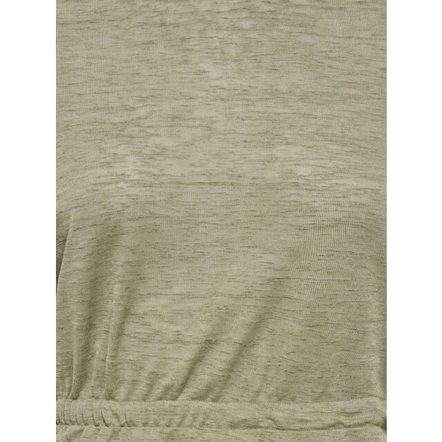 Only Onlpearl ss elastic waist top jrs army 4382.26.0017 large