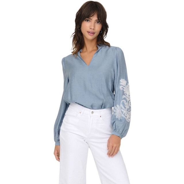 Only Onlnew malou ls emb top wvn cs licht 4389.31.0052 large