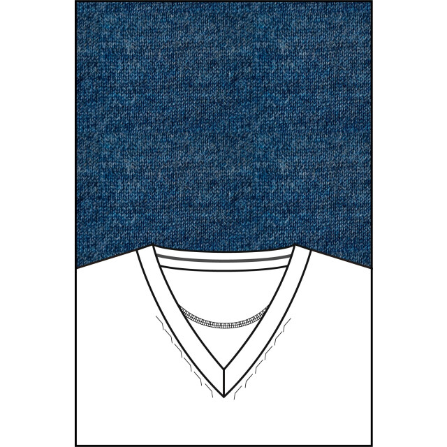 Baileys Pullover v-neck pullover 14gg single 520065/65 200017 large