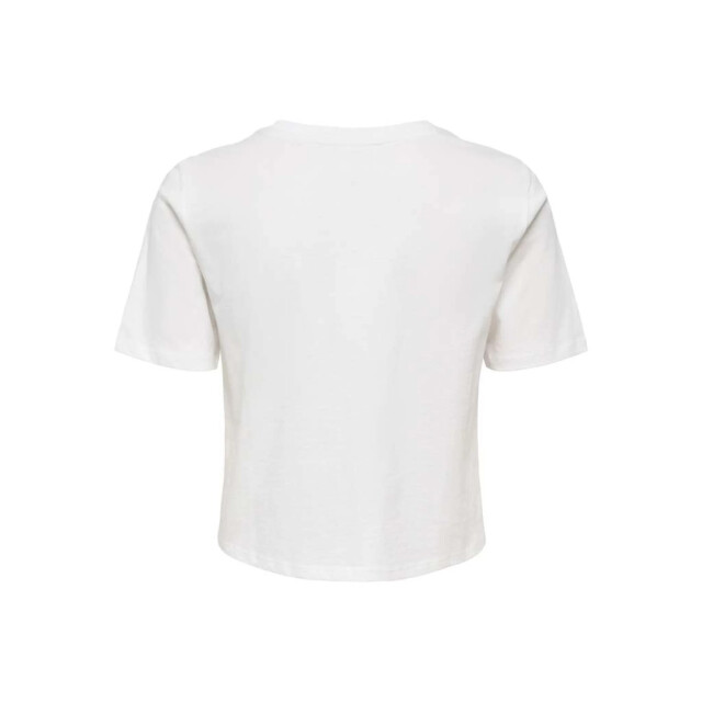 Only Onlmarisse s/s emb top box jrs cloud dancer/shell 15372099-177922002 large