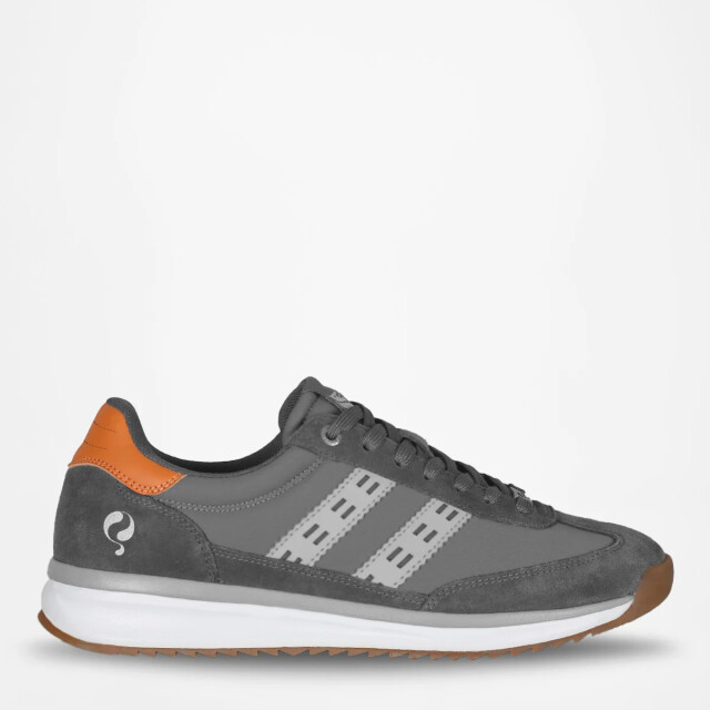 Q1905 Sneaker boston pro antraciet/ grijs/ oranje QM1263166-114-1 large