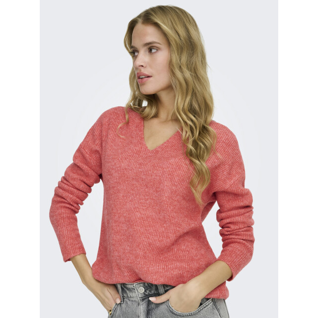 Only Onlcamilla v-neck l/s pullover knt 15204588 large