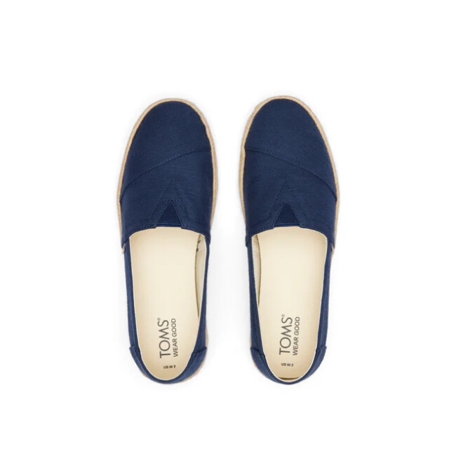 Toms Alpargata rope 2.0 10019870 navy recycled cotton slubby woven 3133 10019870 large
