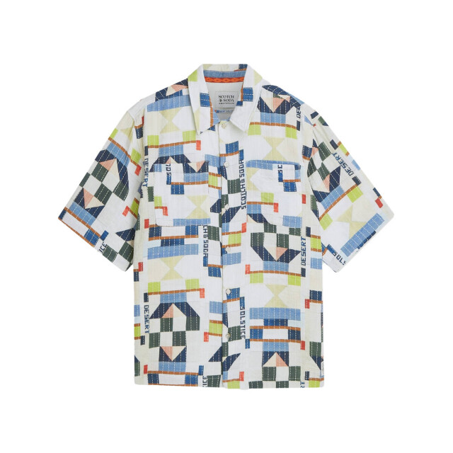 Scotch & Soda Overhemd korte mouw 182227 Scotch & Soda Overhemd korte mouw 182227 large