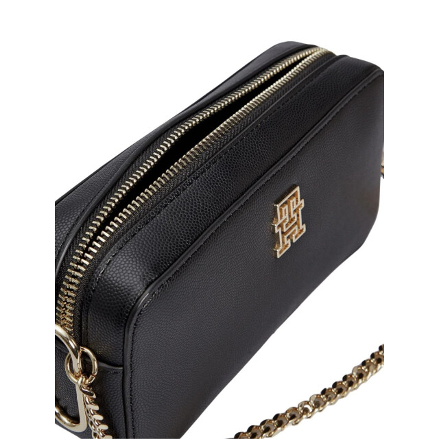 Tommy Hilfiger Dames logohandtas UTNA1395_black large