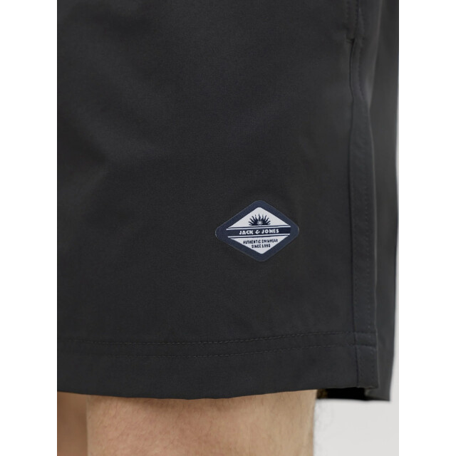 Jack & Jones Heren zwemshort jpstmaui surf dubbele waistband effen 12291404-Black large