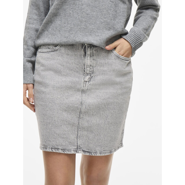 Vila Vikaja jaf denim skirt- noos grey denim 4460.86.0001 large