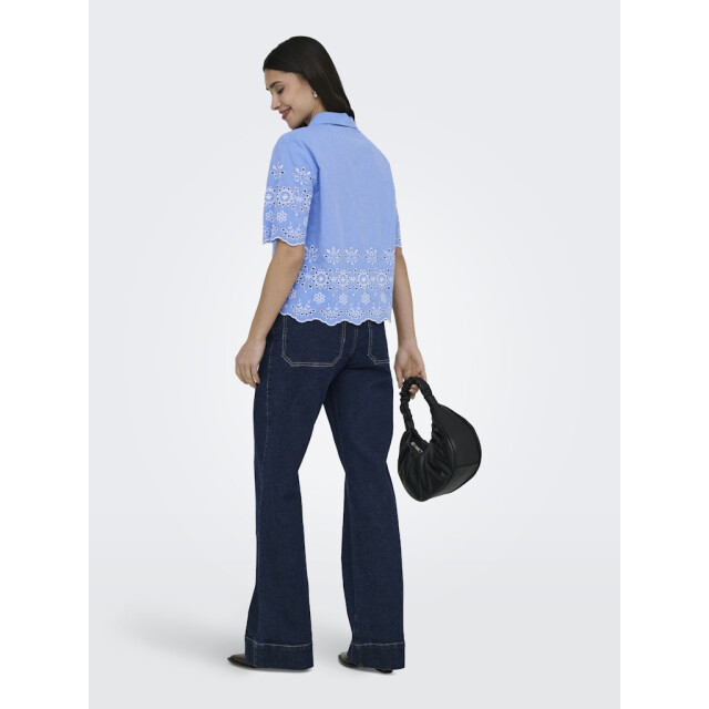 Jacqueline de Yong Jdymarina 24 embroidery shirt wvn licht 4309.31.0052 large