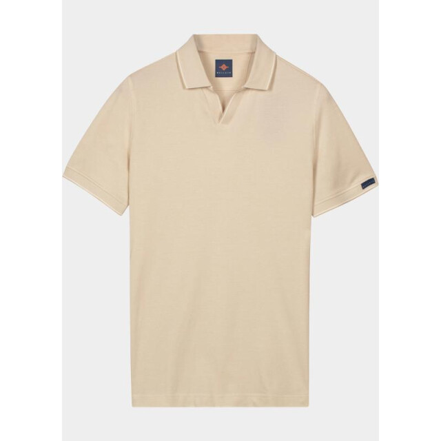 Baileys Polo heren poloshirt v-collar 2-tone oxf 615208/81 206037 large