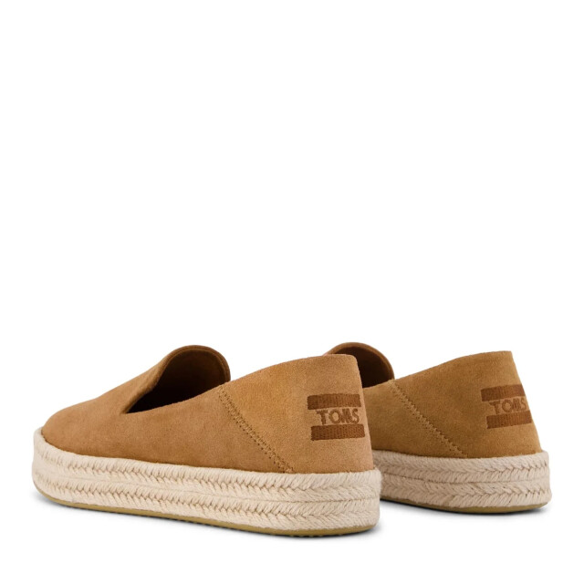 Toms Carolina medium brown instappers slip ons dames 10023312 large
