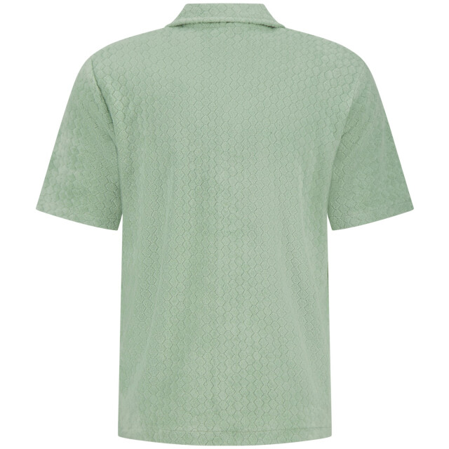Lyle and Scott Honeycomb toweling shirt mint 5319.21.0005 large