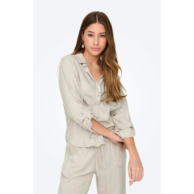 Jacqueline de Yong Jdycaya linen loose l/s shirt wvn d 15346548 large