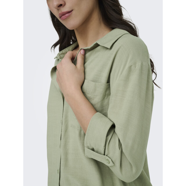 Jacqueline de Yong Jdycaya linen loose l/s shirt wvn d 15346548 large