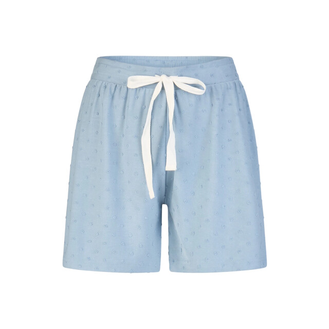By Louise Dames korte pyjama set shortama roze/blauw gestipt BL-6243-02 large