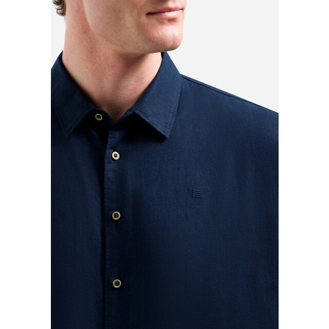 No Excess Shirt short sleeve with linen night 31480321SN-078 large