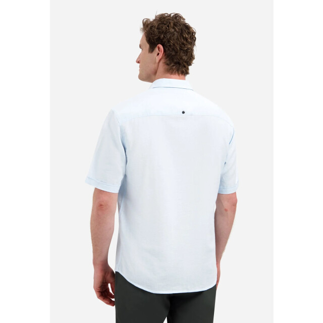 No Excess Shirt short sleeve with linen sky 31480321SN-134 large