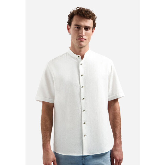 No Excess Shirt short sleeve granddad h li white 31480326SN-010 large