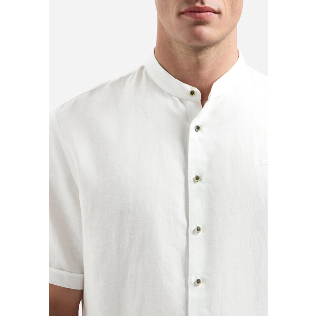 No Excess Shirt short sleeve granddad h li white 31480326SN-010 large