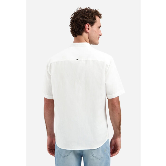 No Excess Shirt short sleeve granddad h li white 31480326SN-010 large