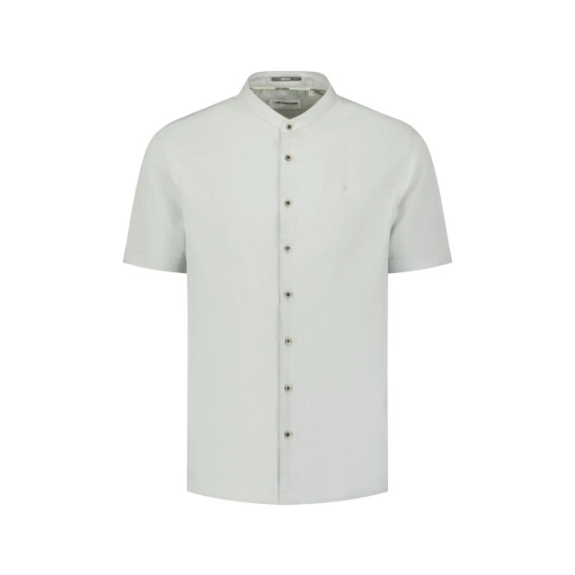 No Excess Shirt short sleeve granddad with li dusty green 31480326SN-159 large