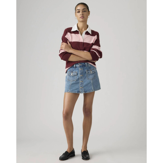 Levi's Button front skort work for it no dp 005NA-0000 large