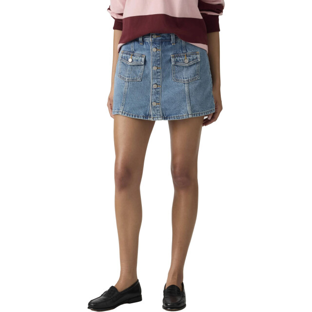 Levi's Button front skort work for it no dp 005NA-0000 large