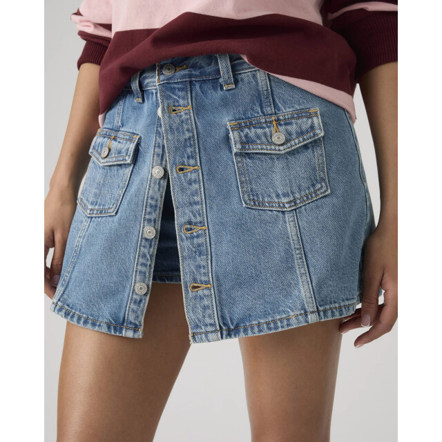 Levi's Button front skort work for it no dp 005NA-0000 large
