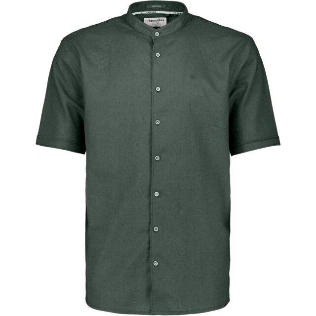 No Excess Shirt short sleeve granddad with li dark steel 31480326SN-124 large